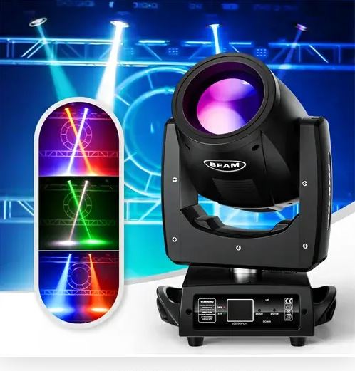 U`King Moving Head 230W Light 15 Gobos and 14 Colors Rainbow Effect - Afbeelding 8