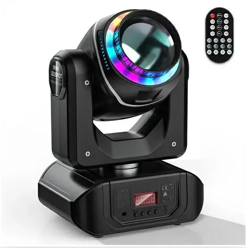 U`King Moving Head LED 80W, 10 Gobos 8 kleuren met afstandsbediening